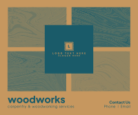 Wood Swatch Facebook Post Design