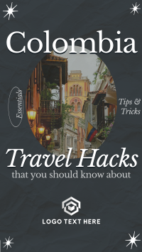 Modern Nostalgia Colombia Travel Hacks TikTok video Image Preview