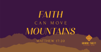 Faith Move Mountains Facebook ad Image Preview