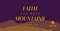 Faith Move Mountains Facebook ad Image Preview