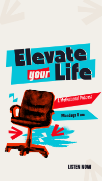 Elevate Life Podcast TikTok Video Design