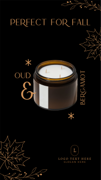 Fall Scented Candle Facebook story Image Preview