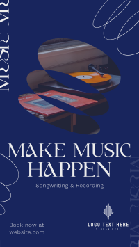 Songwriting & Recording Studio TikTok video Image Preview
