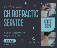 Chiropractic Service Facebook Post Design