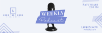 Weekly Podcast Twitter header (cover) Image Preview
