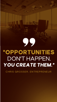 Business Opportunities Quote Facebook Story Design