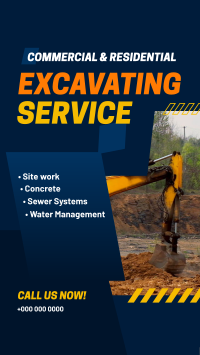 Excavation Experts Facebook Story Design