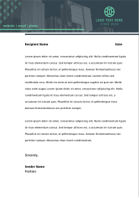 Corporate Commercial Space Letterhead Image Preview