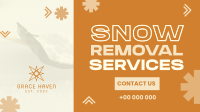 Snowy Snow Removal Video Image Preview