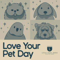 Modern Love Your Pet Day Instagram post Image Preview