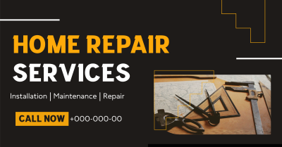 Simple Home Repair Service Facebook ad Image Preview
