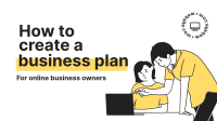 How to Create a Business Plan Facebook event cover Image Preview