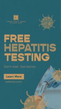Textured Hepatitis Testing YouTube short Image Preview