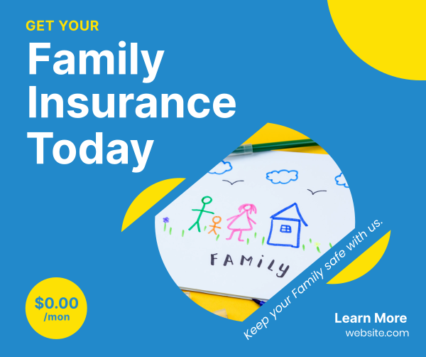 Get Your Family Insured Facebook Post Design Image Preview