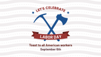 Labor Day Badge Facebook event cover Image Preview