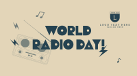 Radio Day Celebration Facebook Event Cover Design