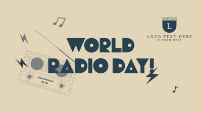 Radio Day Celebration Facebook event cover Image Preview