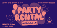 Cutesy Party Rental Twitter Post Image Preview