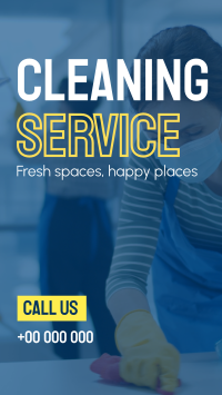 Commercial Office Cleaning Service Instagram Reel Design