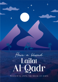 Blessed Lailat al-Qadr Flyer Image Preview