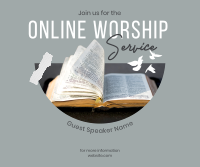 Online Worship Facebook post Image Preview