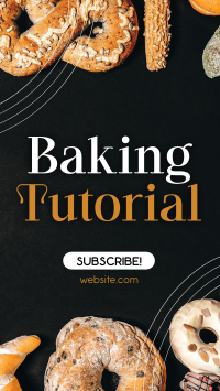 Tutorial In Baking TikTok Video Design