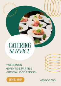 Classy Catering Service Flyer Design