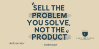 Sell the Problem Twitter post Image Preview