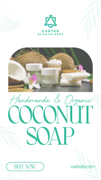 Organic Coconut Soap Instagram Reel Image Preview