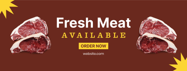 Fresh Meat Facebook Cover Design Image Preview