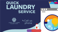 Quick Laundry Facebook Event Cover Design
