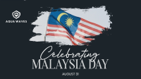 Malaysia Flag Independence Facebook Event Cover Design