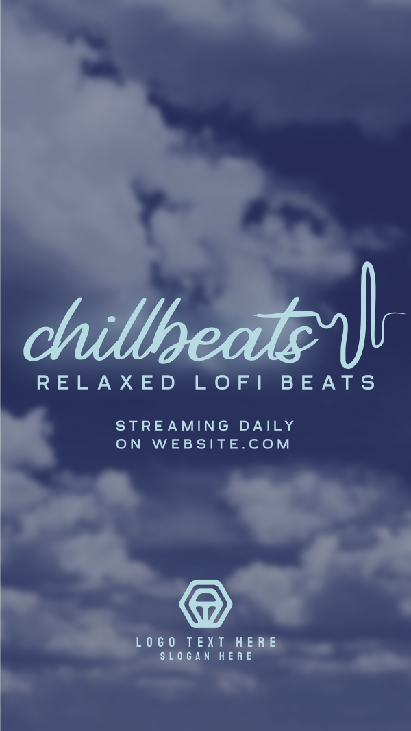 Chill Beats Facebook Story Design