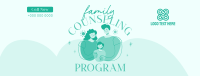 Family Counseling Program Facebook Cover Design