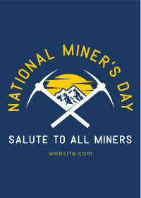 Salute to Miners Flyer Image Preview