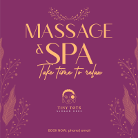 Floral Massage Instagram post Image Preview