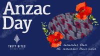 Rustic Anzac Day Facebook Event Cover Image Preview