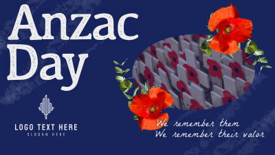 Rustic Anzac Day Facebook event cover Image Preview