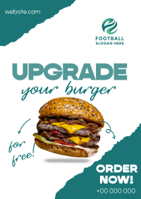 Upgrade your Burger! Flyer Design