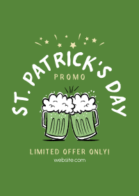 St. Patrick's Beer Poster Design