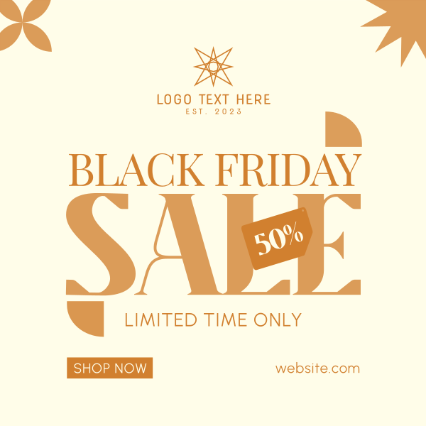 Black Friday Promo Instagram Post Design Image Preview