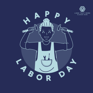 Labor Day Greeting Instagram post Image Preview