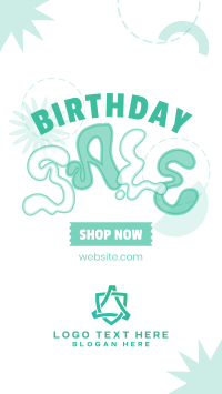 Hippie Birthday Sale YouTube short Image Preview