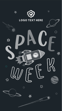 Journey To Space Facebook Story Design