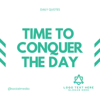 Conquer the Day Instagram Post Design