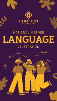 Celebrate Mother Language Day Instagram Story Design