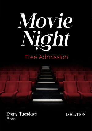 Movie Night Cinema Flyer Image Preview
