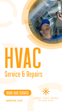 HVAC Technician Facebook Story Design