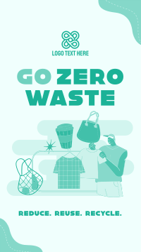 Practice Zero Waste Instagram story Image Preview