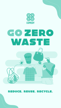 Practice Zero Waste Instagram story Image Preview